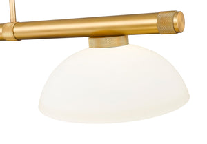 Z-Lite - 3050-3RB-DMO14 - Three Light Billiard - Vanguard - Rubbed Brass