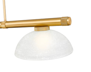 Z-Lite - 3050-3RB-DWL14 - Three Light Billiard - Vanguard - Rubbed Brass