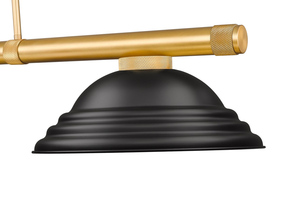 Z-Lite - 3050-3RB-SMB - Three Light Billiard - Vanguard - Rubbed Brass