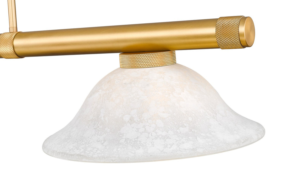 Z-Lite - 3050-3RB-WM16 - Three Light Billiard - Vanguard - Rubbed Brass