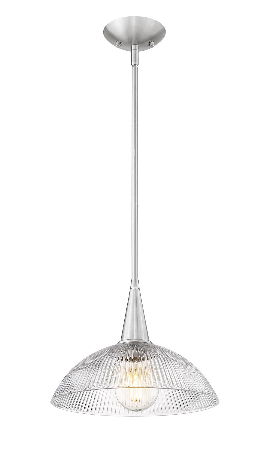 Z-Lite - 3051P12-BN - One Light Pendant - Lunelle - Brushed Nickel
