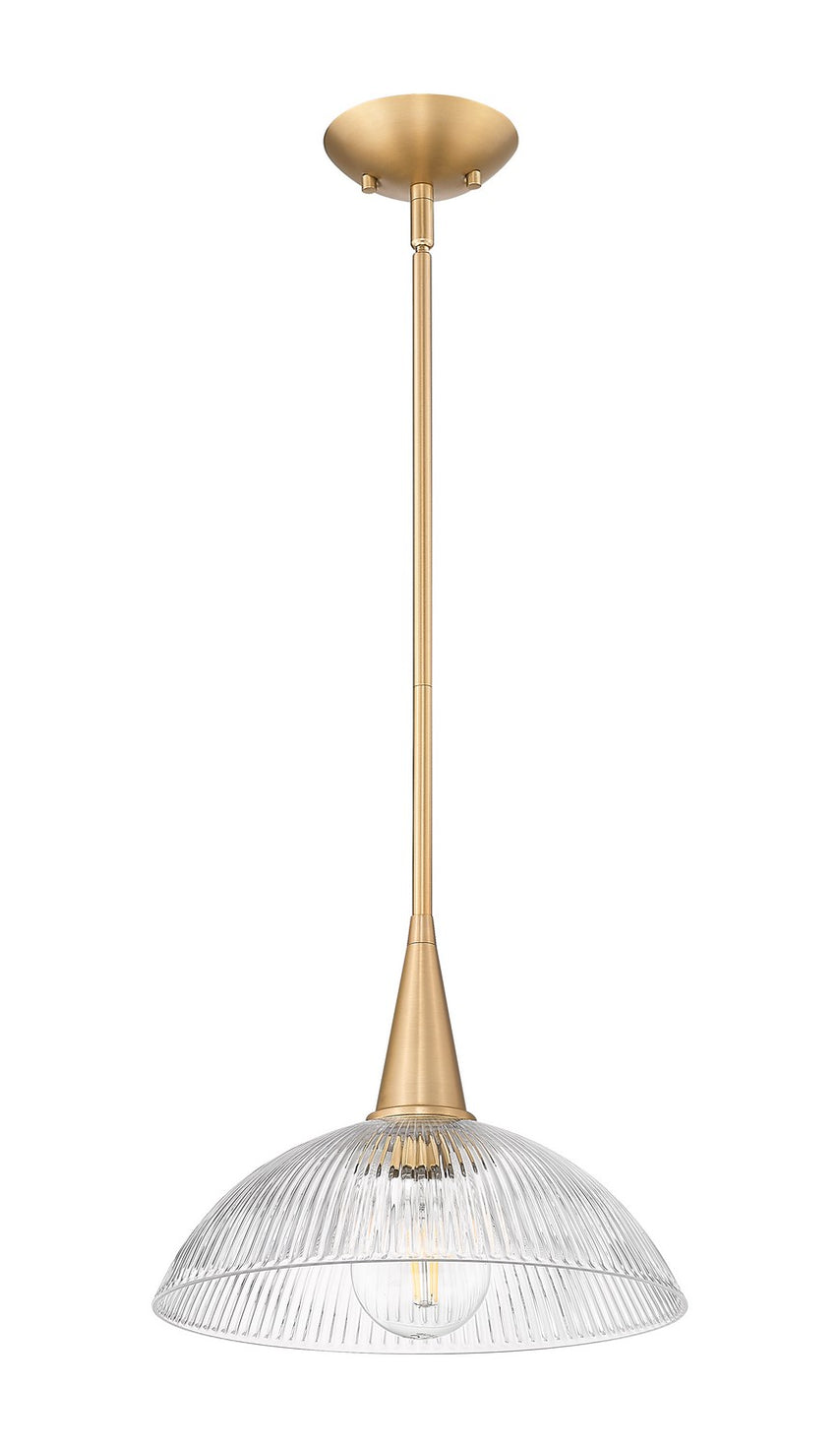 Z-Lite - 3051P12-MGLD - One Light Pendant - Lunelle - Modern Gold