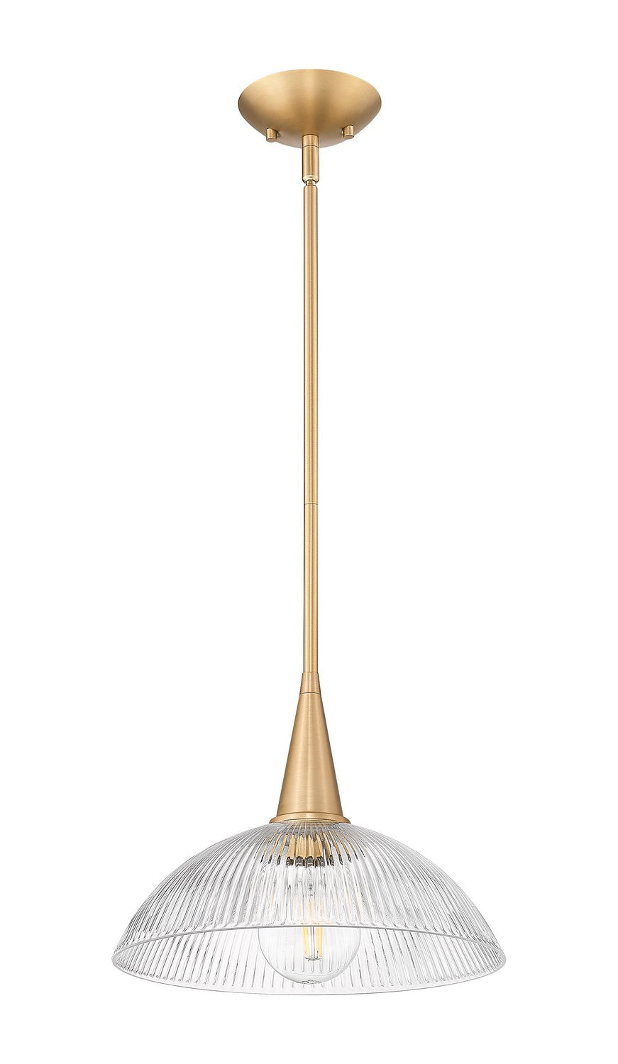 Z-Lite - 3051P12-MGLD - One Light Pendant - Lunelle - Modern Gold