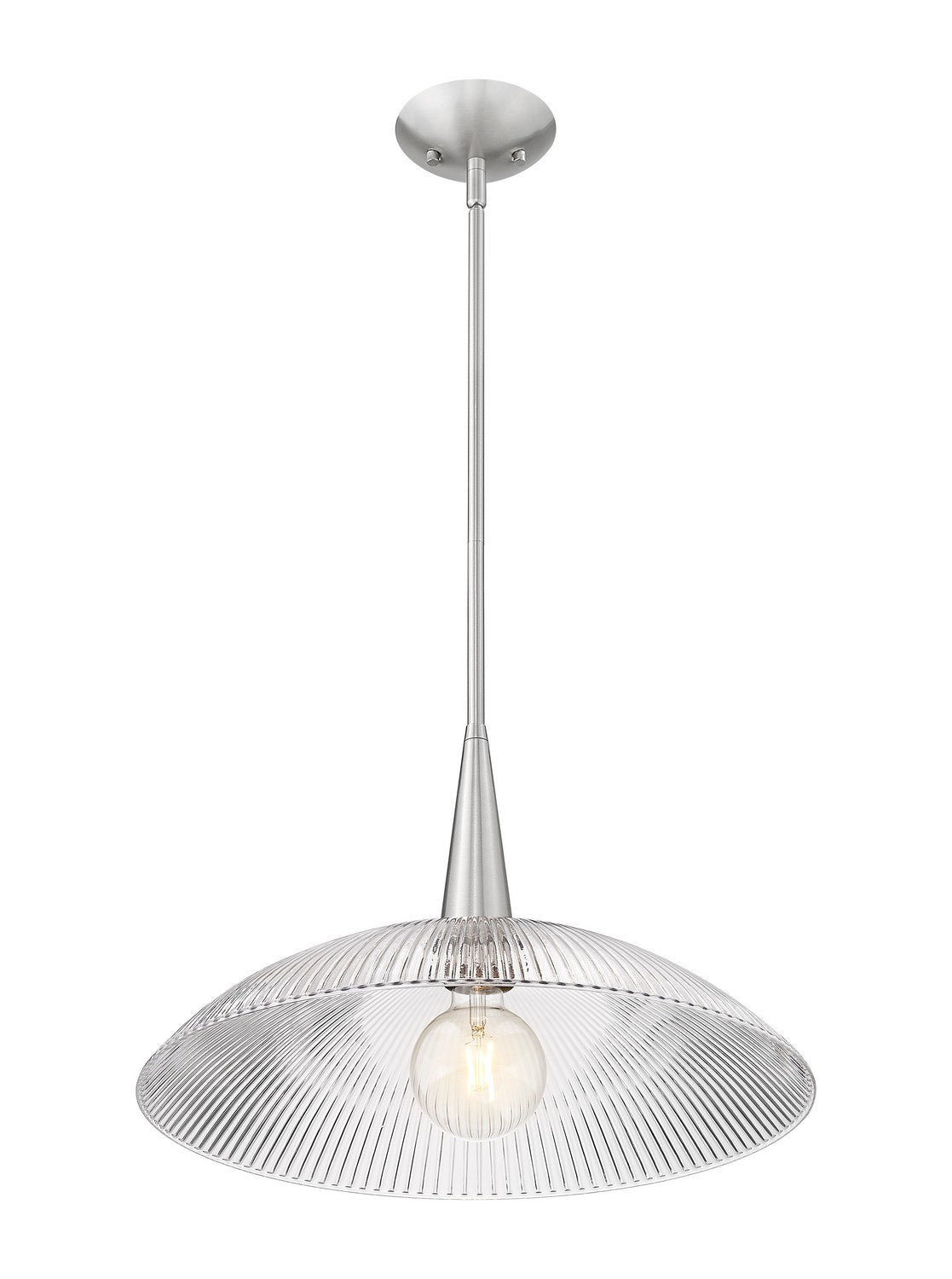 Z-Lite - 3051P18-BN - One Light Pendant - Lunelle - Brushed Nickel