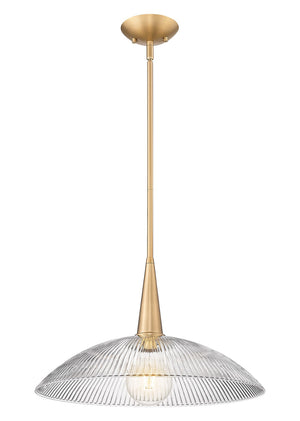 Z-Lite - 3051P18-MGLD - One Light Pendant - Lunelle - Modern Gold