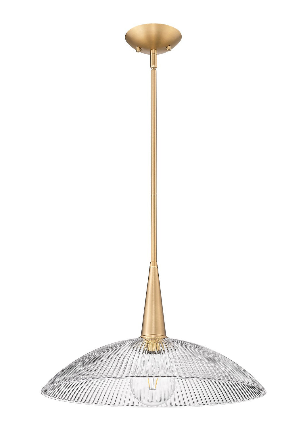 Z-Lite - 3051P18-MGLD - One Light Pendant - Lunelle - Modern Gold