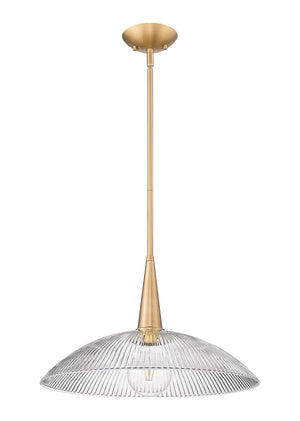 Z-Lite - 3051P18-MGLD - One Light Pendant - Lunelle - Modern Gold