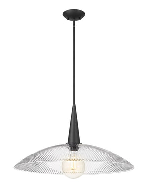 Z-Lite - 3051P24-MB - One Light Pendant - Lunelle - Matte Black