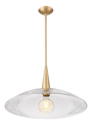 Z-Lite - 3051P24-MGLD - One Light Pendant - Lunelle - Modern Gold