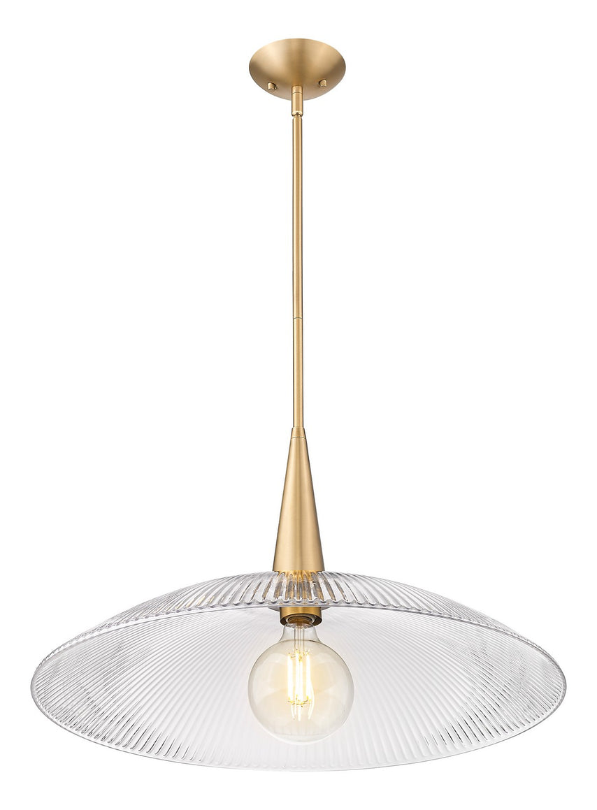 Z-Lite - 3051P24-MGLD - One Light Pendant - Lunelle - Modern Gold