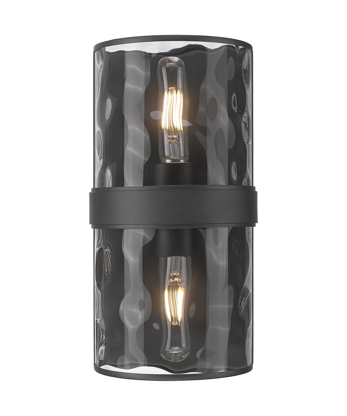 Z-Lite - 3053-2SS-MB - Two Light Wall Sconce - Meridian - Matte Black