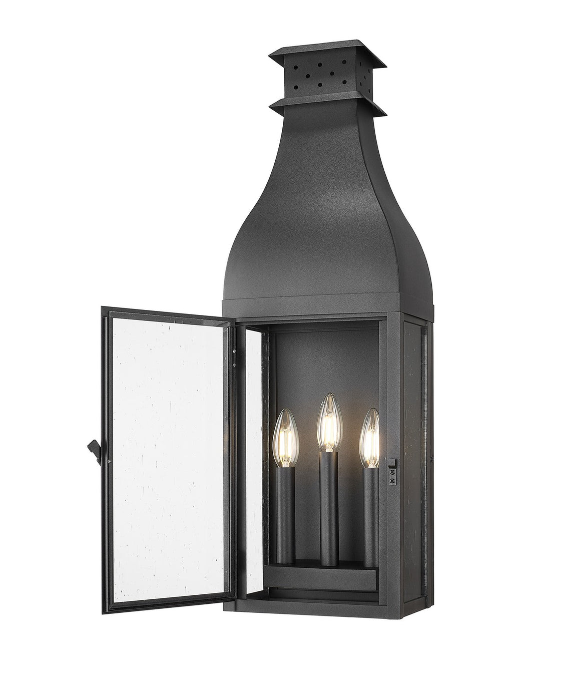 Z-Lite - 5030B-BK - Three Light Outdoor Wall Mount - Toulouse - Sand Black
