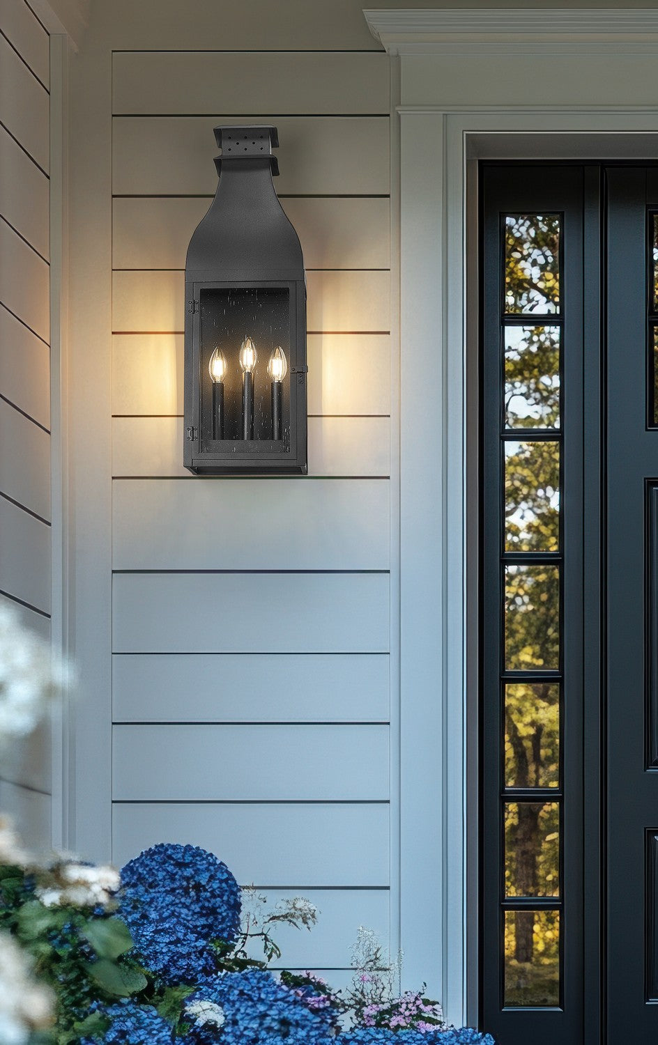 Z-Lite - 5030B-BK - Three Light Outdoor Wall Mount - Toulouse - Sand Black