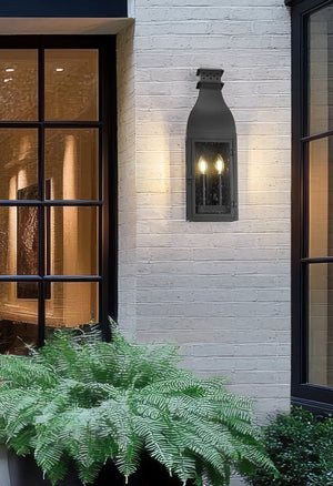 Z-Lite - 5030M-BK - Two Light Outdoor Wall Mount - Toulouse - Sand Black