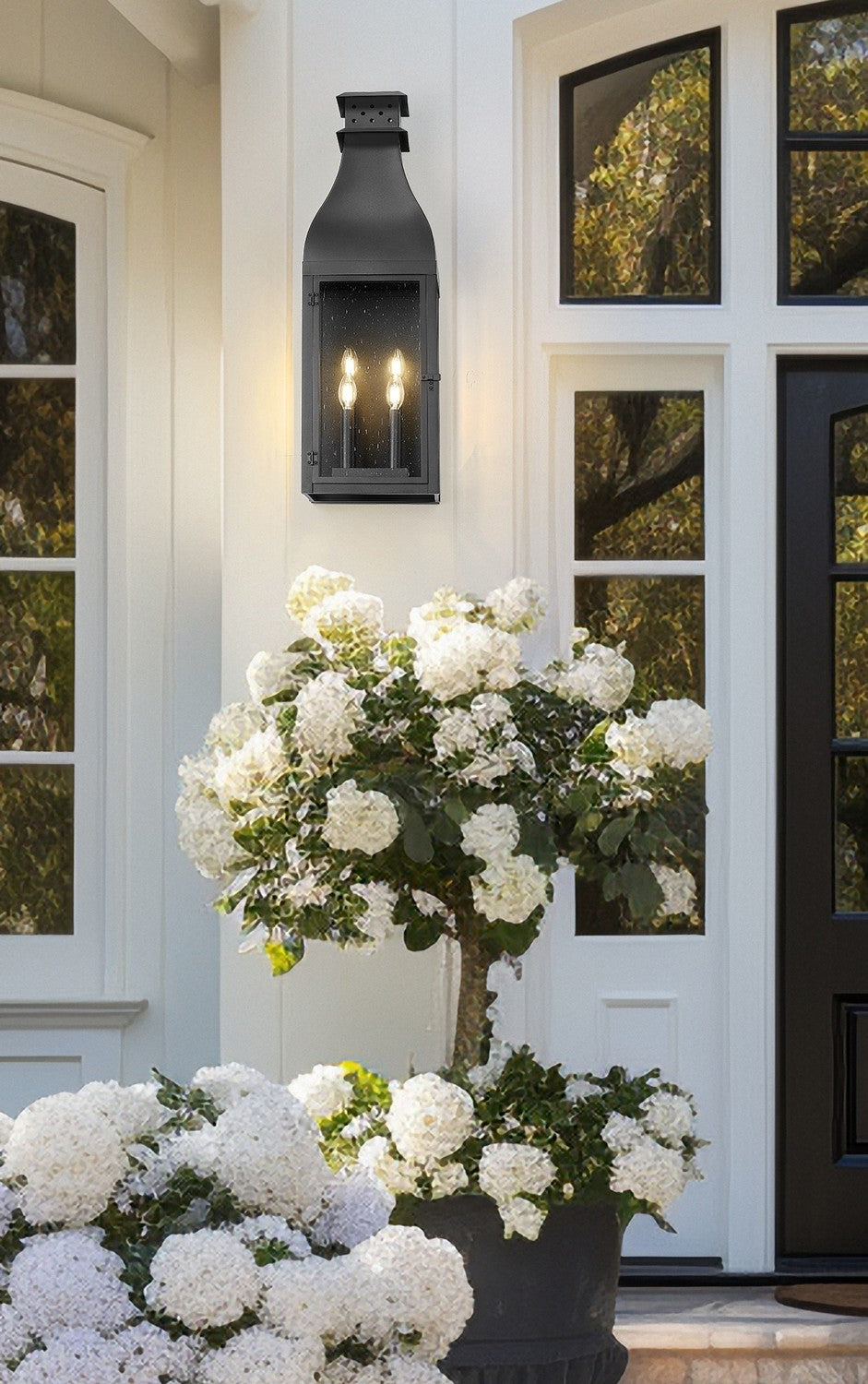 Z-Lite - 5030XL-BK - Four Light Outdoor Wall Mount - Toulouse - Sand Black