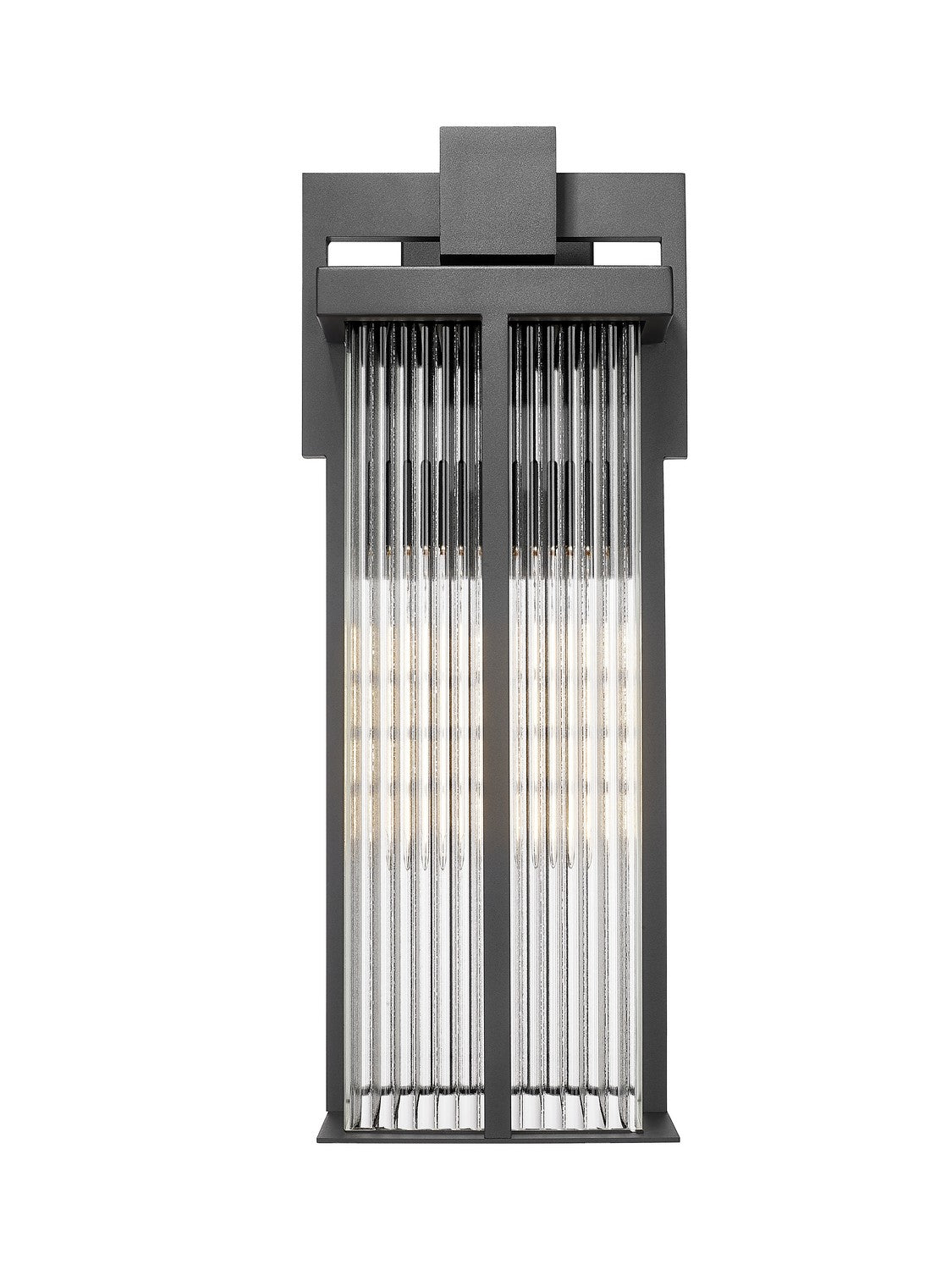 Z-Lite - 5031B-BK - Two Light Outdoor Wall Mount - Fortis - Sand Black