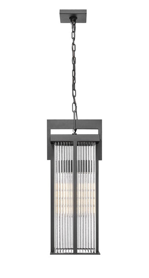 Z-Lite - 5031CHB-BK - Two Light Outdoor Chain Mount Ceiling Fixture - Fortis - Sand Black