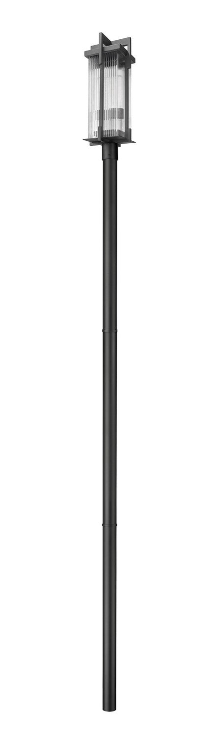 Z-Lite - 5031PHBR-5009P120-BK - Two Light Outdoor Post Mount - Fortis - Sand Black