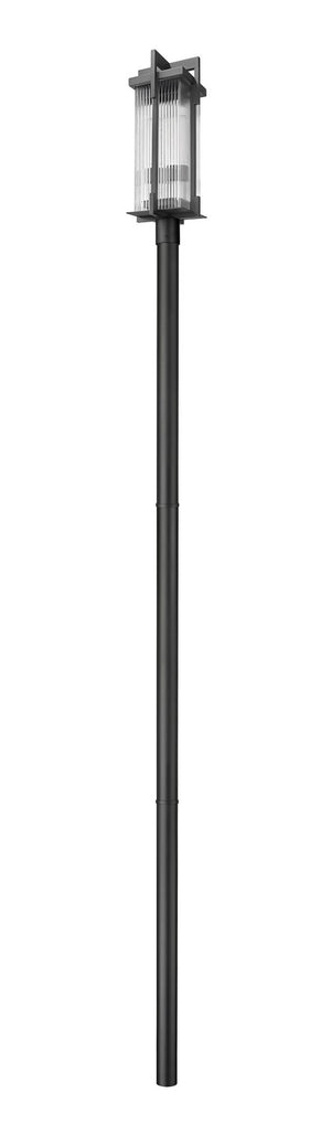 Z-Lite - 5031PHBR-5009P120-BK - Two Light Outdoor Post Mount - Fortis - Sand Black