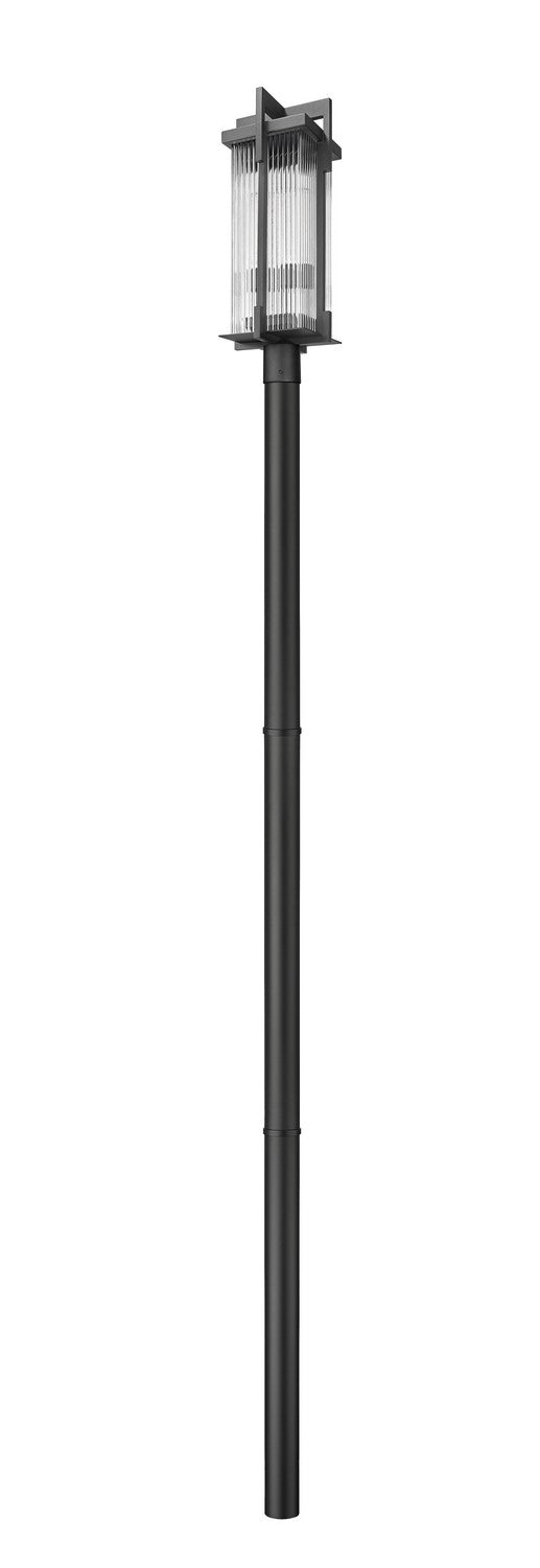Z-Lite - 5031PHBR-5009P96-BK - Two Light Outdoor Post Mount - Fortis - Sand Black