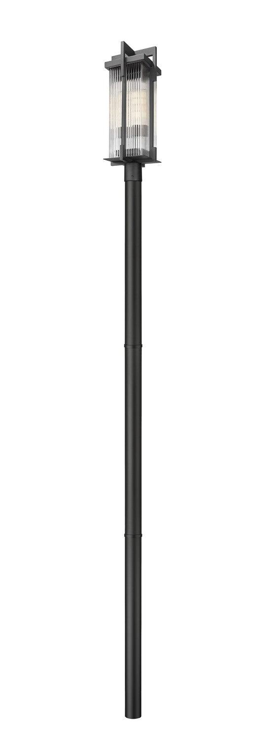 Z-Lite - 5031PHBR-5009P96-BK - Two Light Outdoor Post Mount - Fortis - Sand Black
