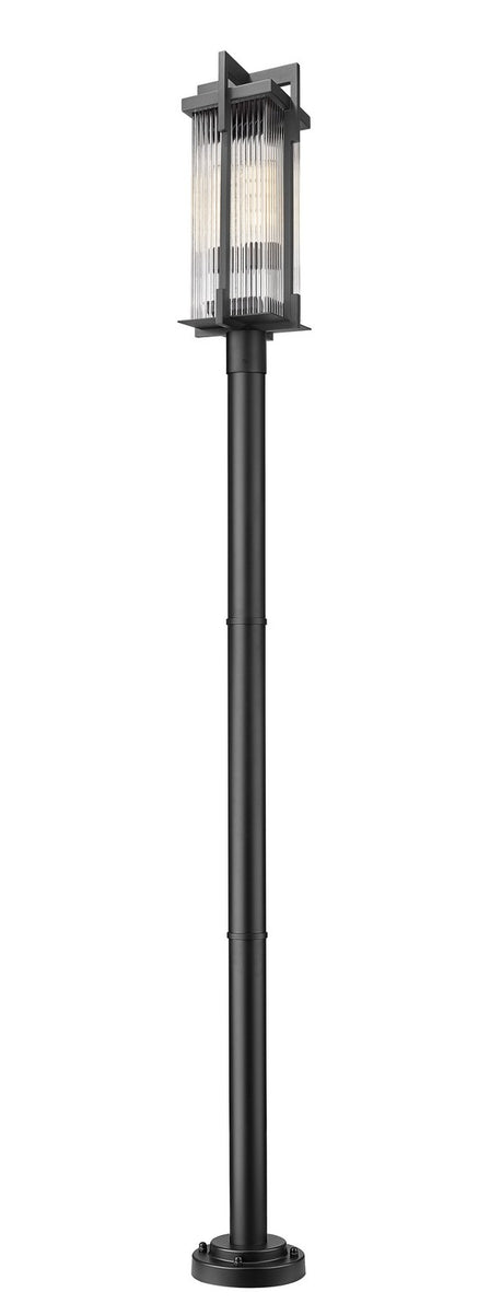 Z-Lite - 5031PHBR-5012P-BK - Two Light Outdoor Post Mount - Fortis - Sand Black