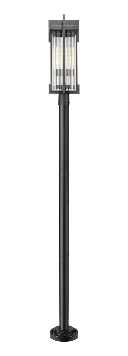 Z-Lite - 5031PHBR-5012P-BK - Two Light Outdoor Post Mount - Fortis - Sand Black