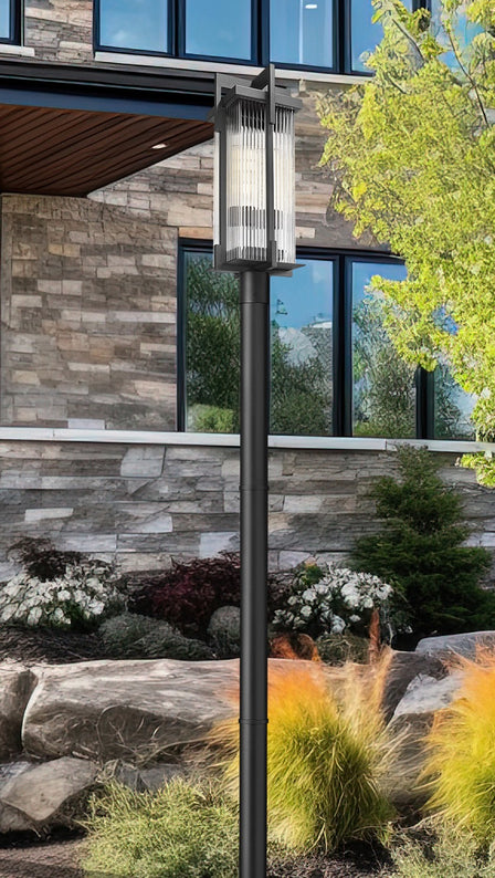 Z-Lite - 5031PHBR-5012P-BK - Two Light Outdoor Post Mount - Fortis - Sand Black