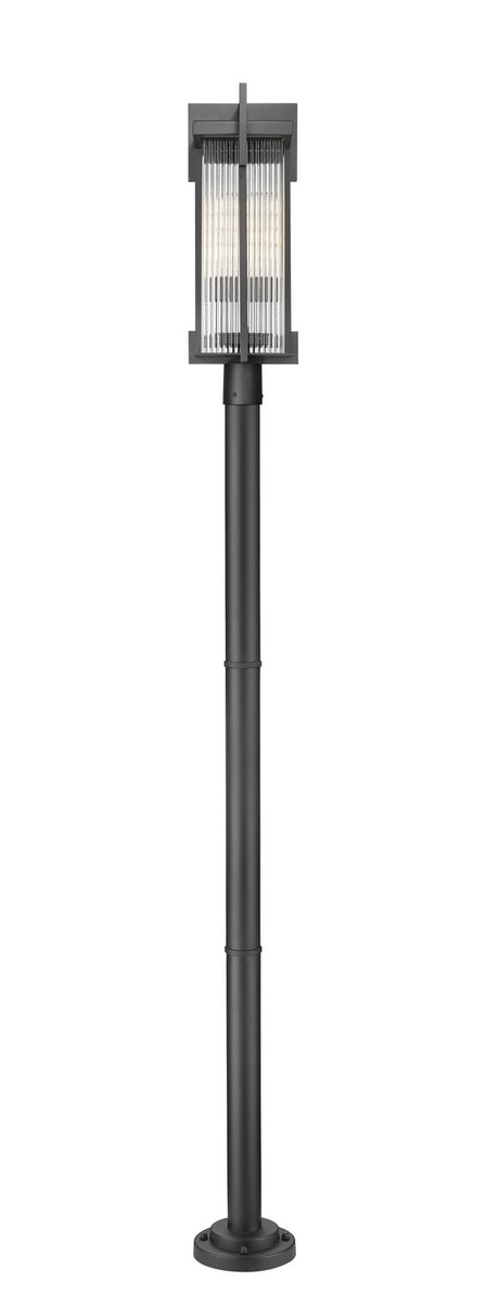 Z-Lite - 5031PHBR-567P-BK - Two Light Outdoor Post Mount - Fortis - Sand Black