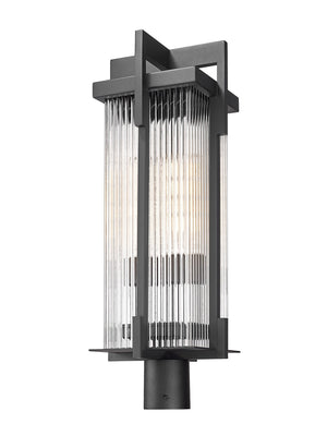 Z-Lite - 5031PHBR-BK - Two Light Outdoor Post Mount - Fortis - Sand Black
