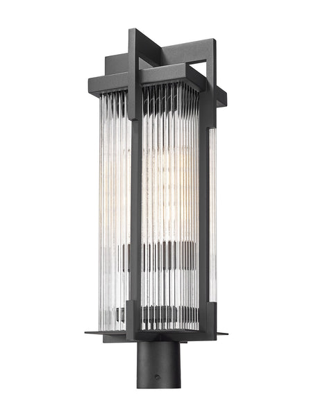 Z-Lite - 5031PHBR-BK - Two Light Outdoor Post Mount - Fortis - Sand Black