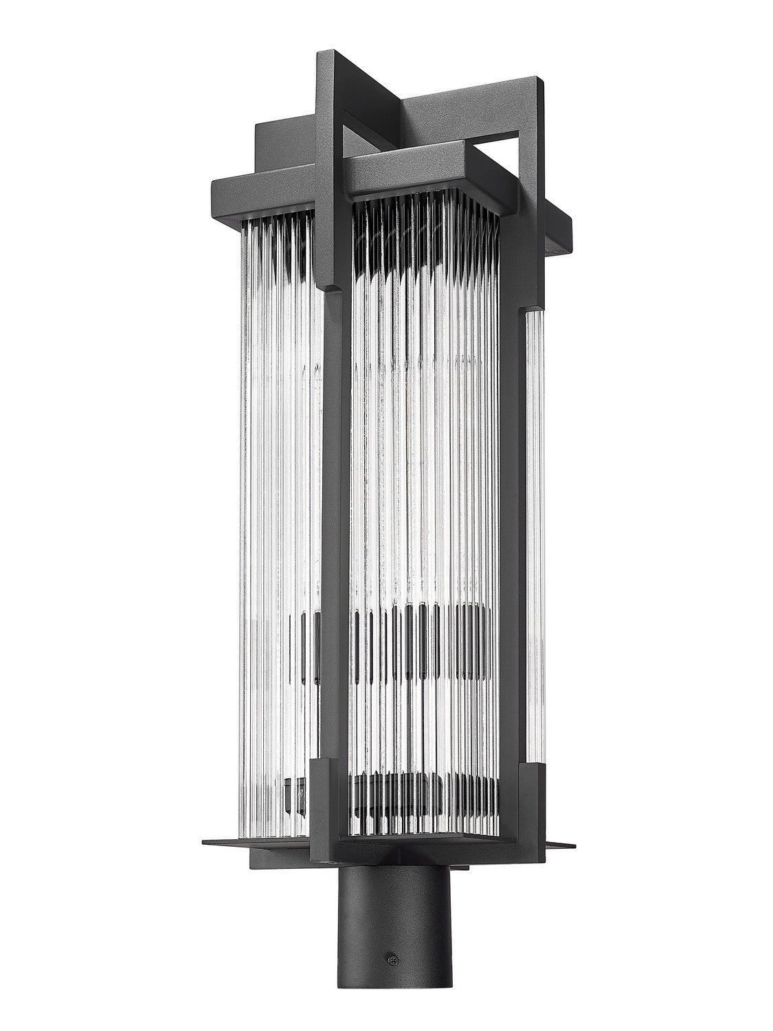 Z-Lite - 5031PHBR-BK - Two Light Outdoor Post Mount - Fortis - Sand Black