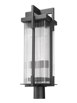 Z-Lite - 5031PHBR-BK - Two Light Outdoor Post Mount - Fortis - Sand Black