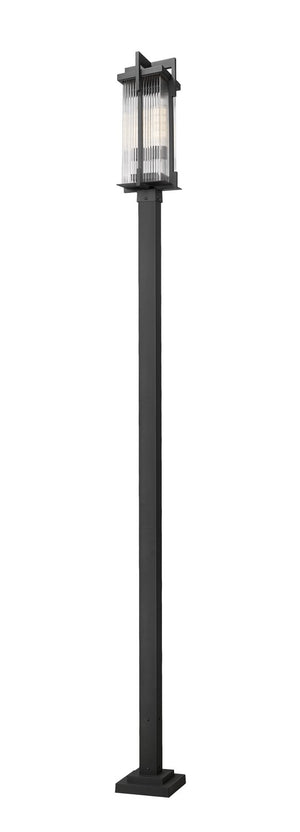 Z-Lite - 5031PHBS-536P-BK - Two Light Outdoor Post Mount - Fortis - Sand Black