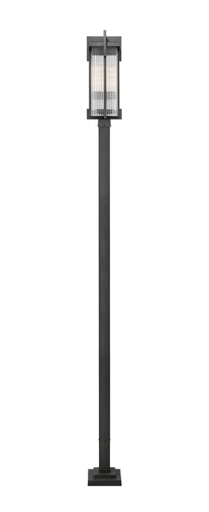 Z-Lite - 5031PHBS-536P-BK - Two Light Outdoor Post Mount - Fortis - Sand Black