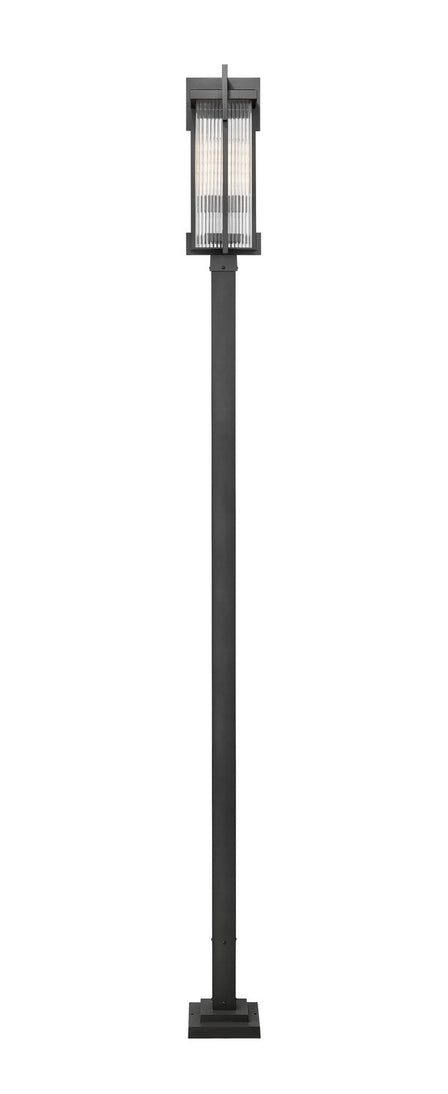 Z-Lite - 5031PHBS-536P-BK - Two Light Outdoor Post Mount - Fortis - Sand Black