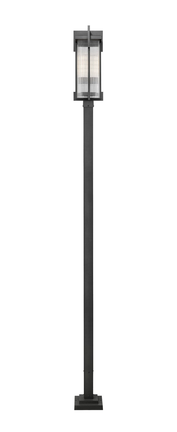 Z-Lite - 5031PHBS-536P-BK - Two Light Outdoor Post Mount - Fortis - Sand Black