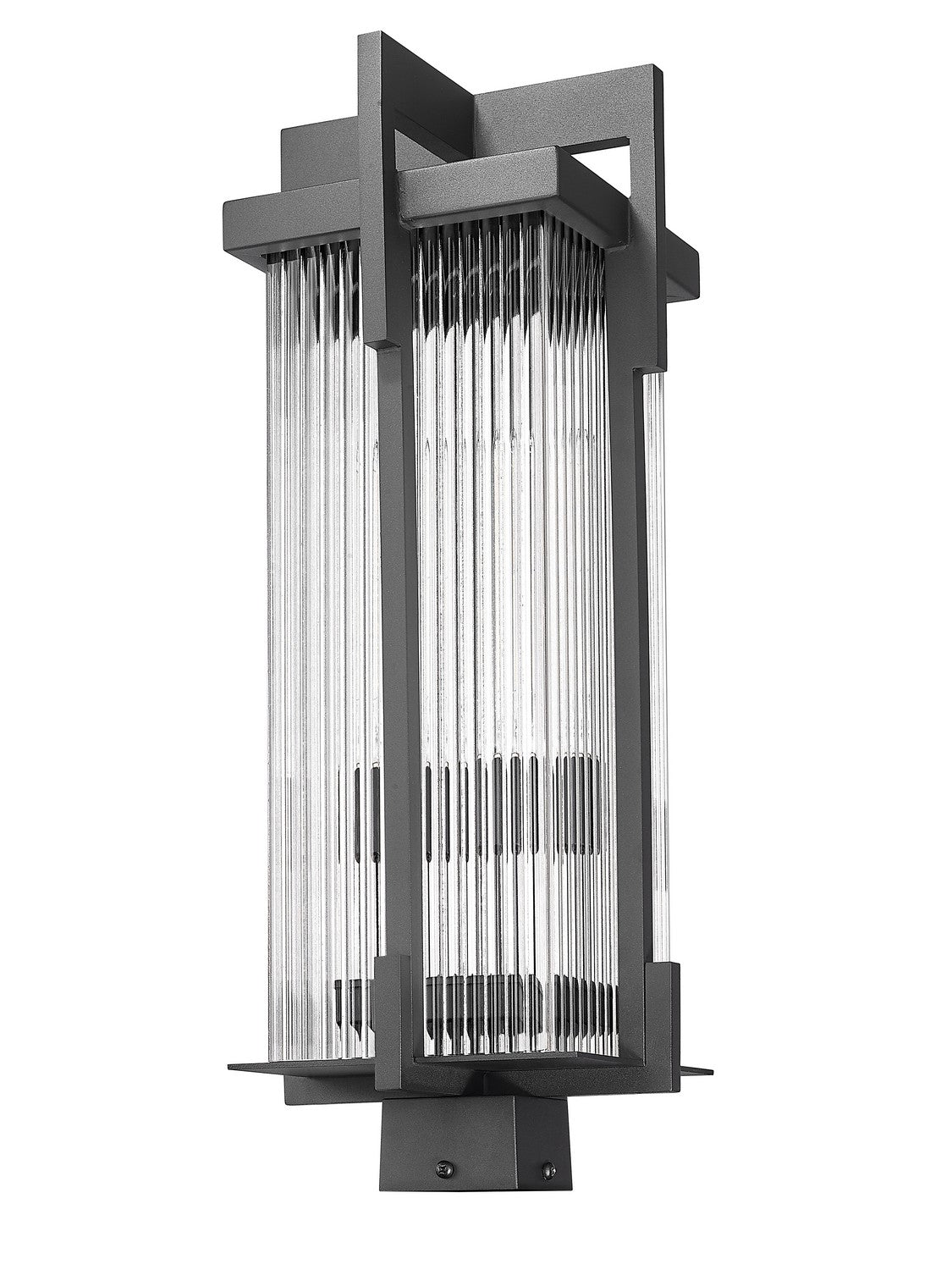 Z-Lite - 5031PHBS-BK - Two Light Outdoor Post Mount - Fortis - Sand Black