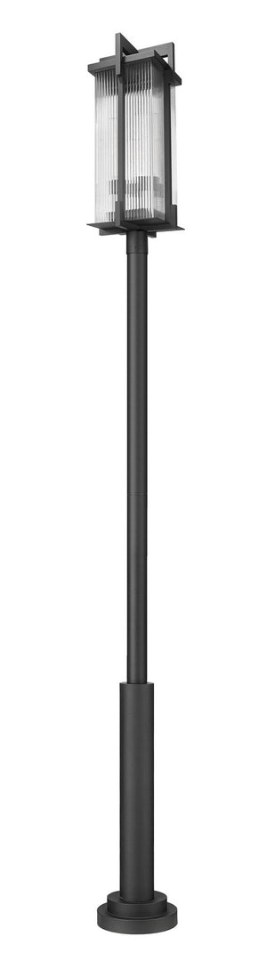 Z-Lite - 5031PHXLR-5010P-BK - Three Light Outdoor Post Mount - Fortis - Sand Black