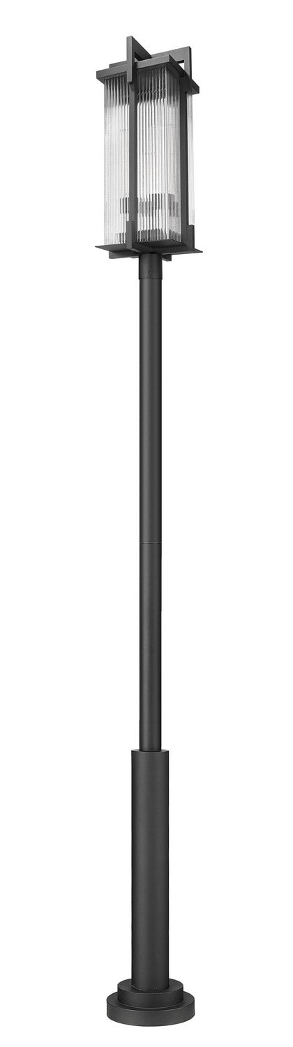 Z-Lite - 5031PHXLR-5010P-BK - Three Light Outdoor Post Mount - Fortis - Sand Black