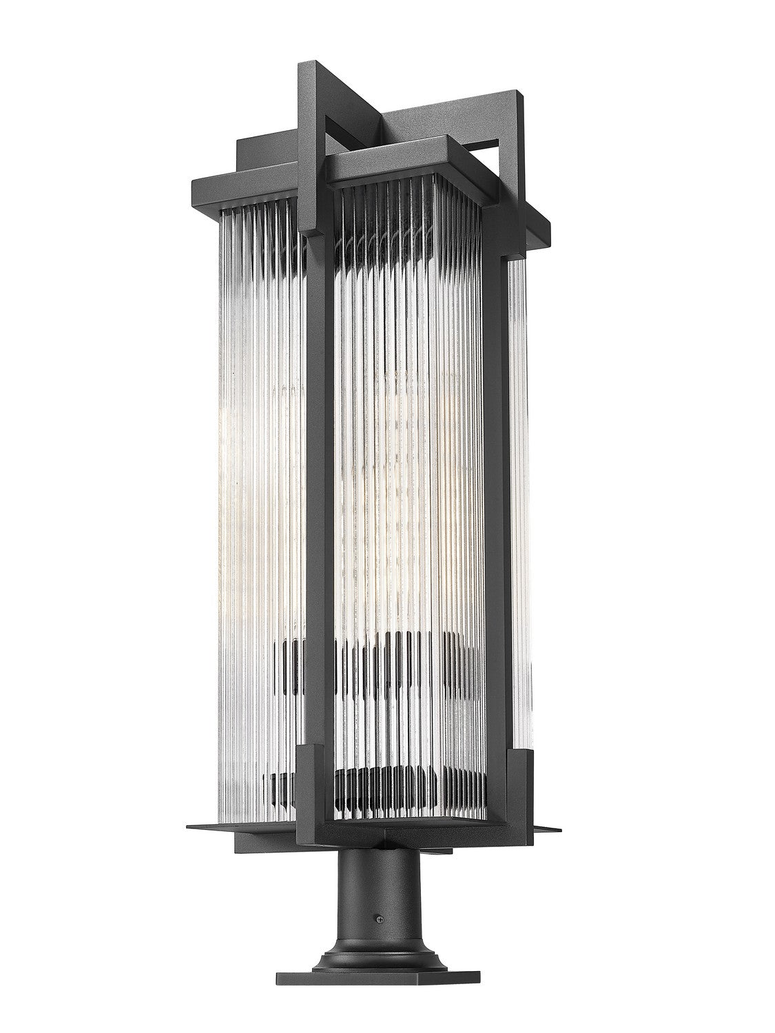 Z-Lite - 5031PHXLR-533PM-BK - Three Light Outdoor Pier Mount - Fortis - Sand Black