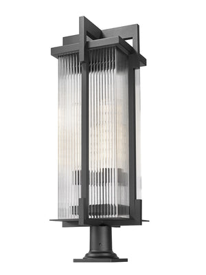 Z-Lite - 5031PHXLR-533PM-BK - Three Light Outdoor Pier Mount - Fortis - Sand Black