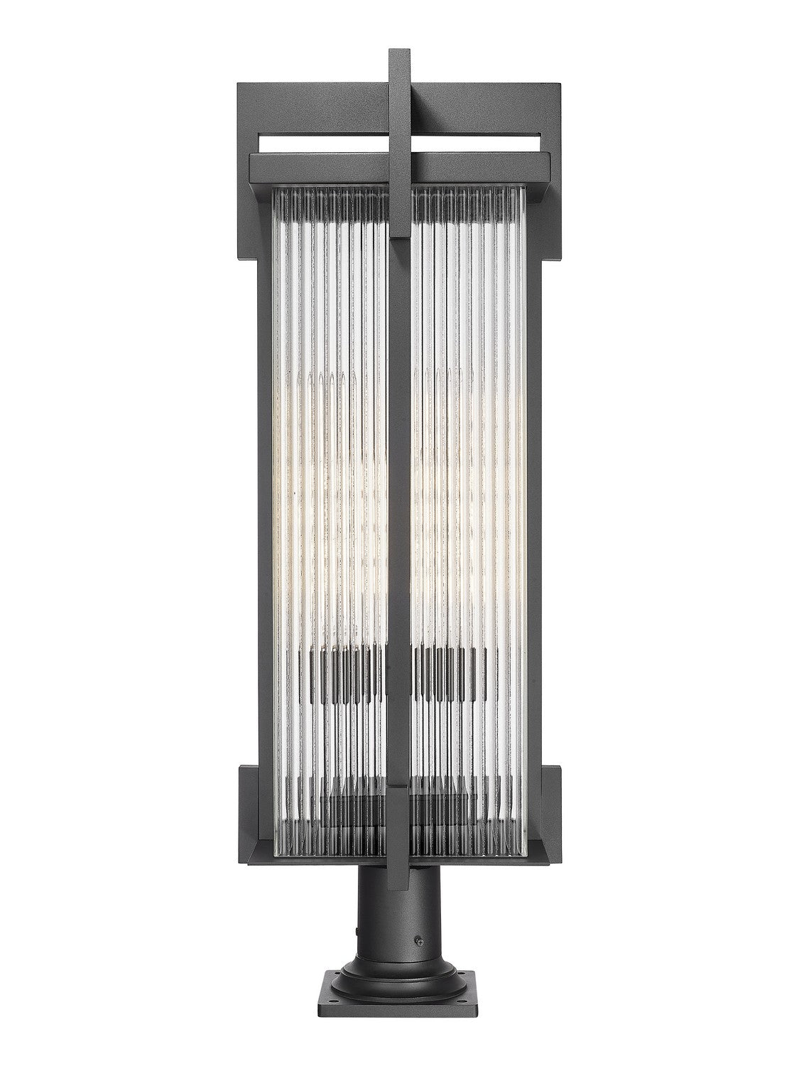 Z-Lite - 5031PHXLR-533PM-BK - Three Light Outdoor Pier Mount - Fortis - Sand Black
