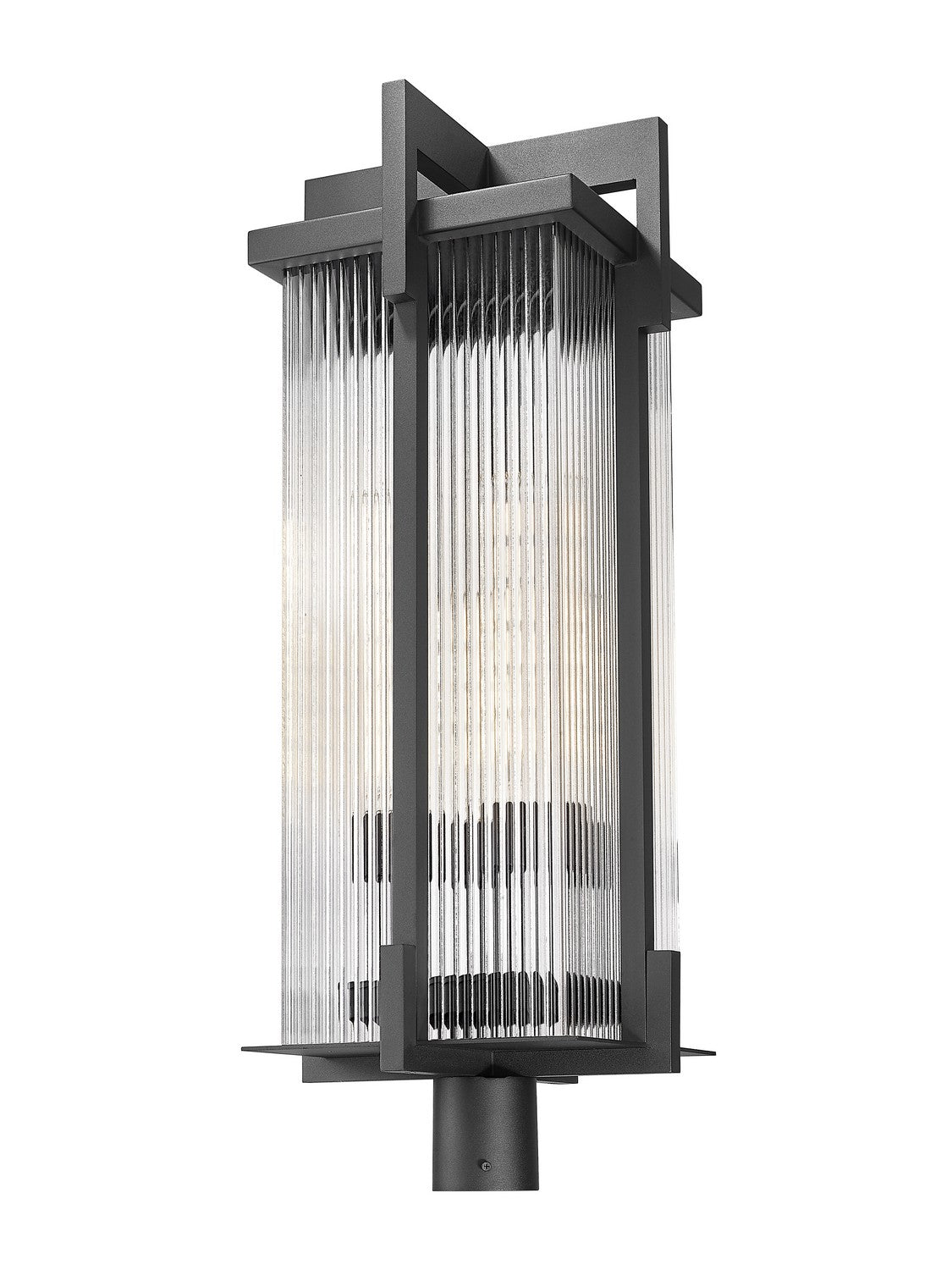 Z-Lite - 5031PHXLR-BK - Three Light Outdoor Post Mount - Fortis - Sand Black