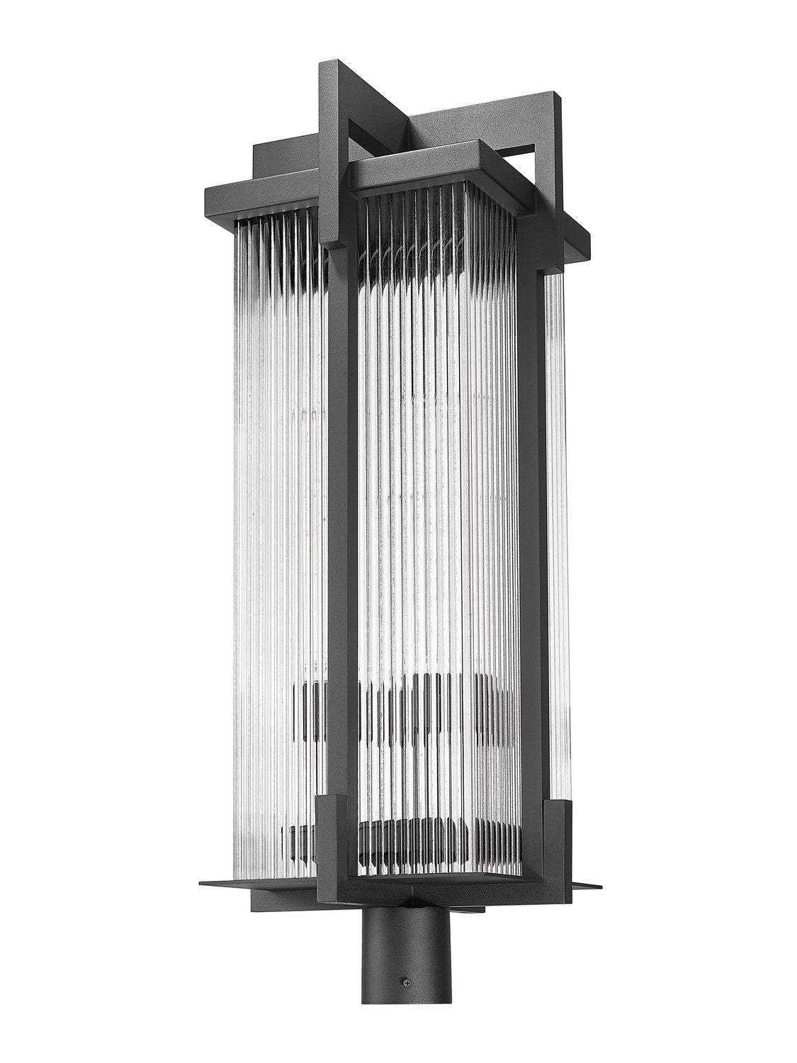 Z-Lite - 5031PHXLR-BK - Three Light Outdoor Post Mount - Fortis - Sand Black
