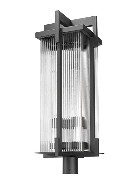 Z-Lite - 5031PHXLR-BK - Three Light Outdoor Post Mount - Fortis - Sand Black
