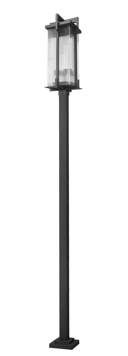 Z-Lite - 5031PHXLS-536P-BK - Three Light Outdoor Post Mount - Fortis - Sand Black