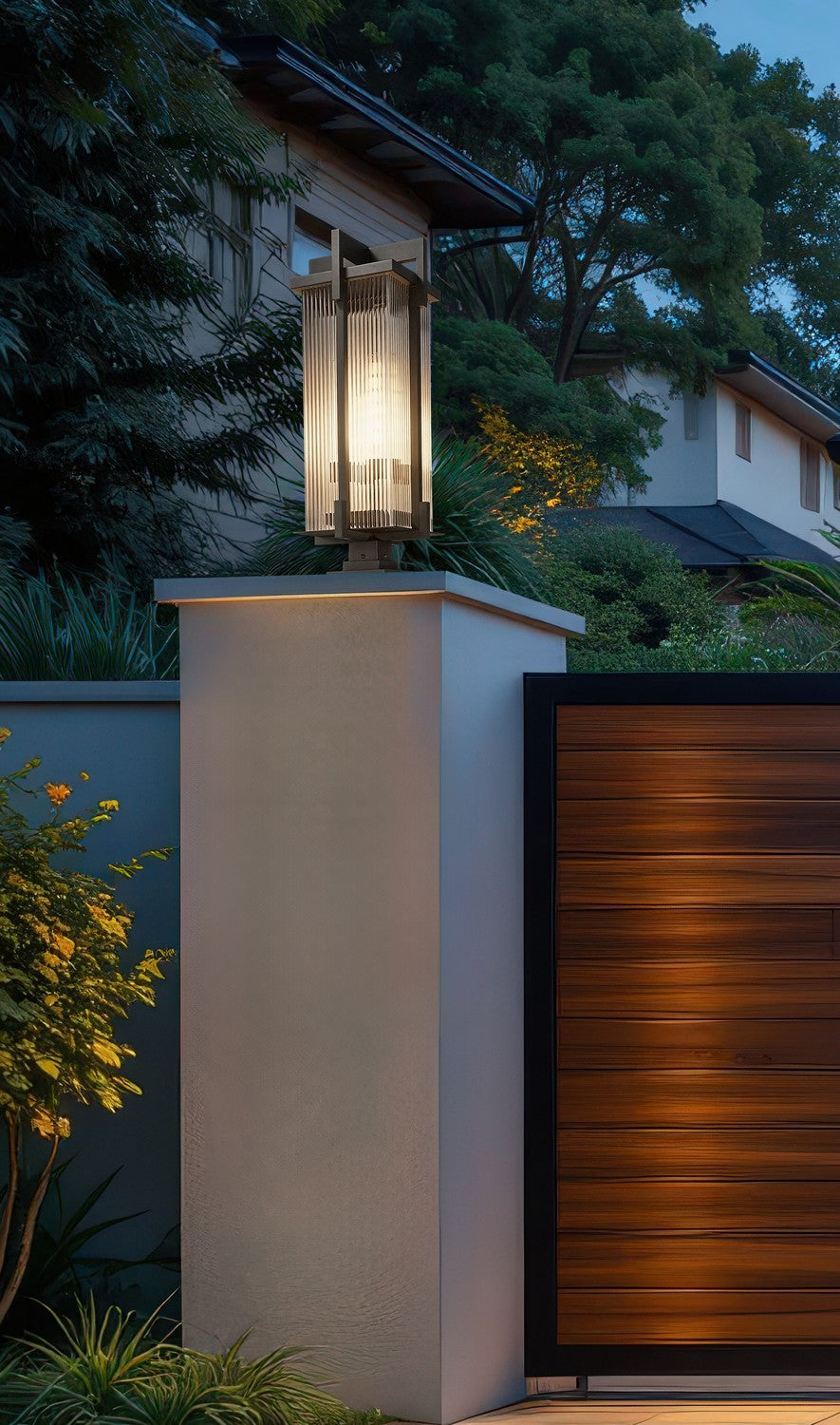 Z-Lite - 5031PHXLS-SQPM-BK - Three Light Outdoor Pier Mount - Fortis - Sand Black