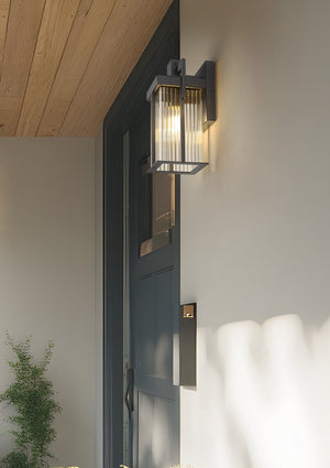 Z-Lite - 5031S-BK - One Light Outdoor Wall Mount - Fortis - Sand Black