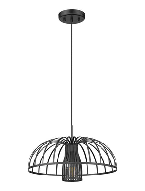 Z-Lite - 623P16-MB - One Light Pendant - Valencia - Matte Black